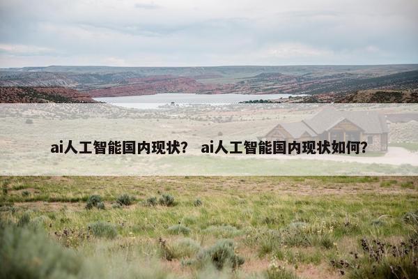 ai人工智能国内现状？ ai人工智能国内现状如何？