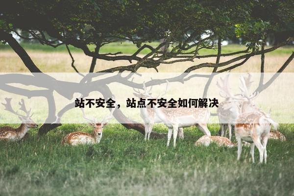 站不安全，站点不安全如何解决