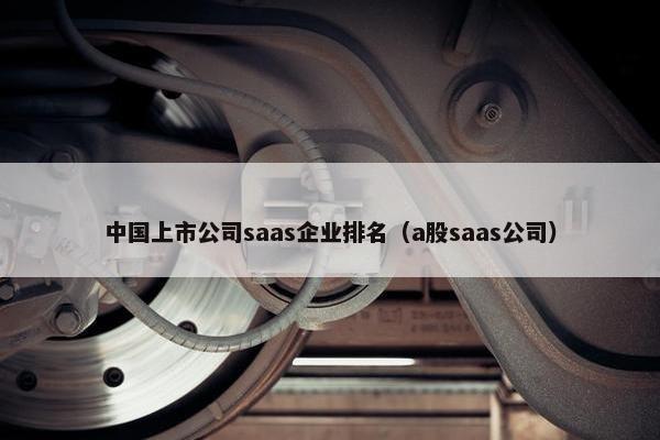 中国上市公司saas企业排名（a股saas公司）