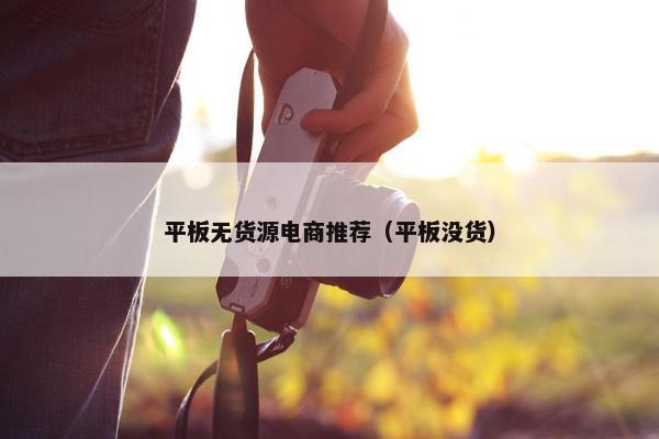 平板无货源电商推荐（平板没货）