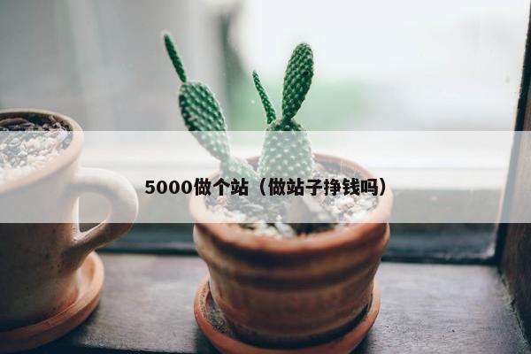 5000做个站（做站子挣钱吗）
