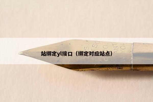 站绑定yl接口（绑定对应站点）