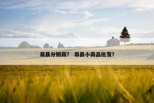 易县分销商？ 易县小商品批发？