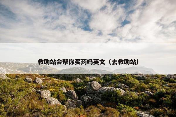 救助站会帮你买药吗英文（去救助站）