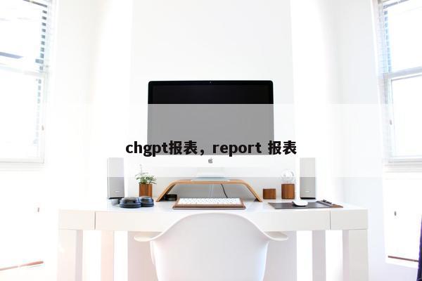 chgpt报表，report 报表