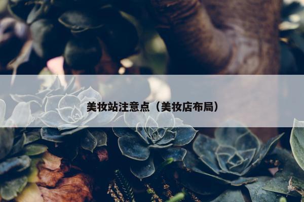 美妆站注意点（美妆店布局）
