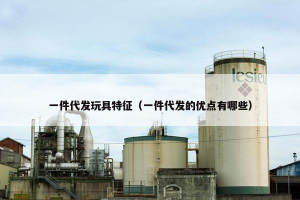一件代发玩具特征（一件代发的优点有哪些）