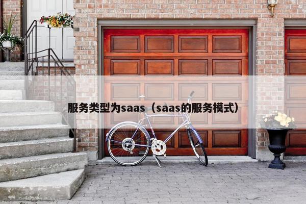 服务类型为saas（saas的服务模式）
