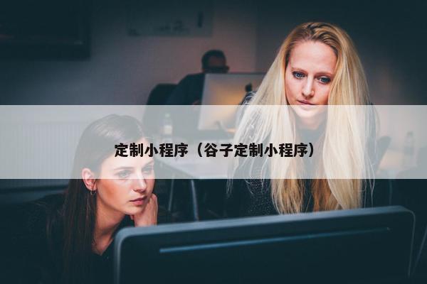 定制小程序（谷子定制小程序）