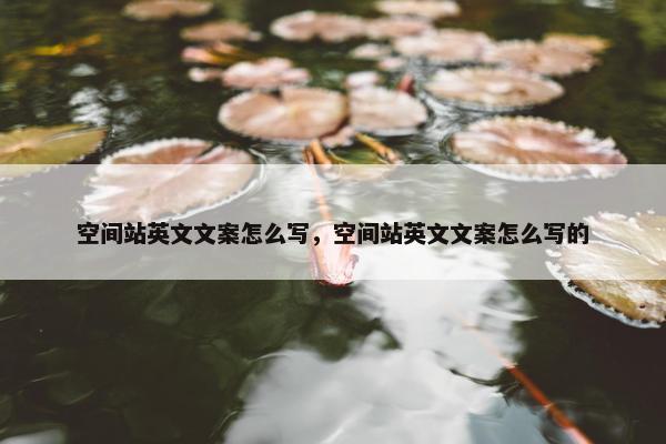 空间站英文文案怎么写，空间站英文文案怎么写的