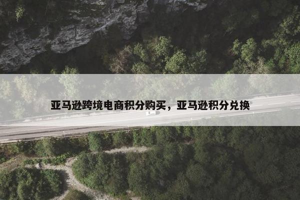 亚马逊跨境电商积分购买，亚马逊积分兑换