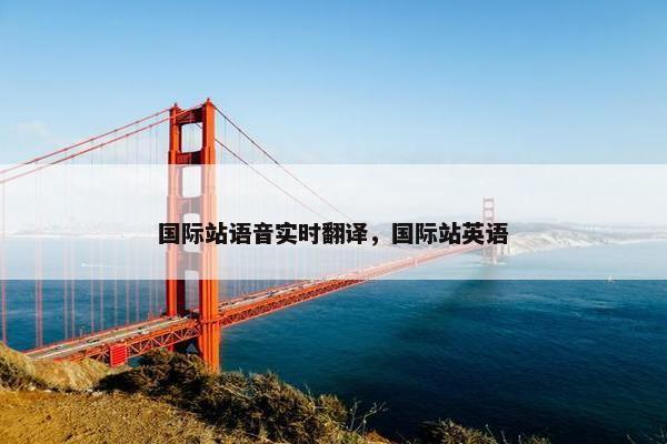 国际站语音实时翻译，国际站英语