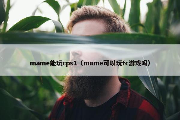 mame能玩cps1（mame可以玩fc游戏吗）