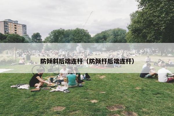 防倾斜后端连杆（防倾杆后端连杆）