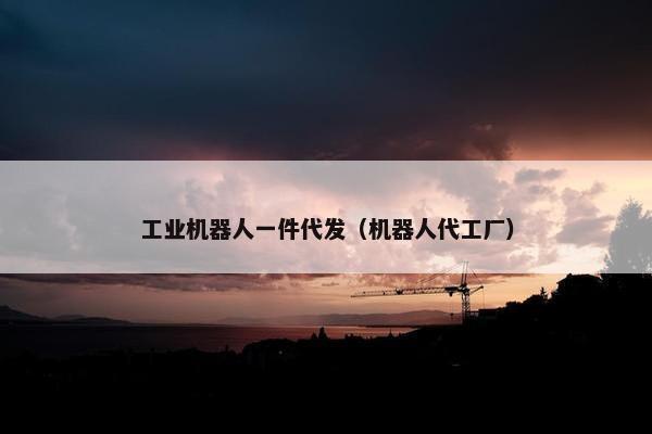 工业机器人一件代发（机器人代工厂）