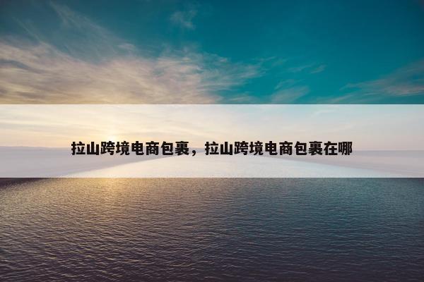 拉山跨境电商包裹，拉山跨境电商包裹在哪