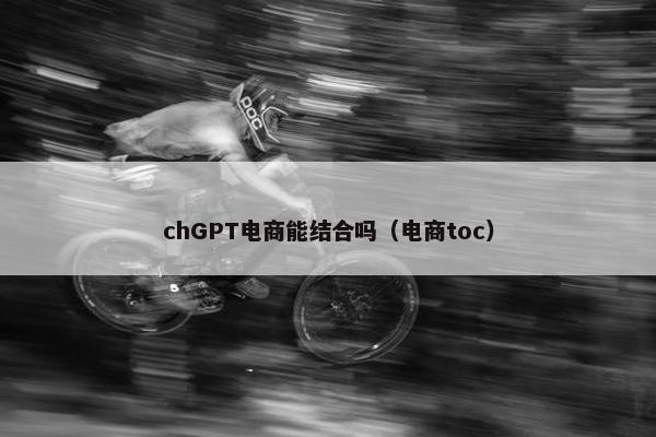 chGPT电商能结合吗（电商toc）