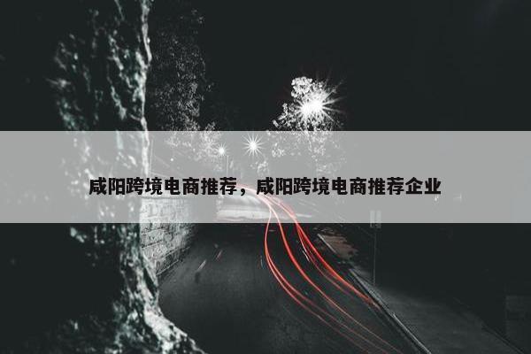 咸阳跨境电商推荐，咸阳跨境电商推荐企业