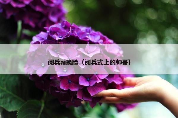 阅兵ai换脸（阅兵式上的帅哥）