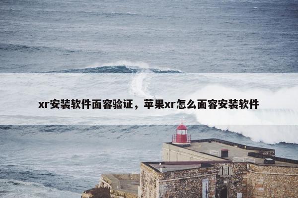 xr安装软件面容验证，苹果xr怎么面容安装软件
