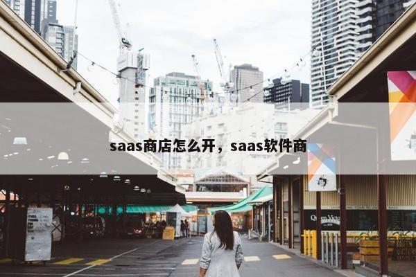 saas商店怎么开，saas软件商