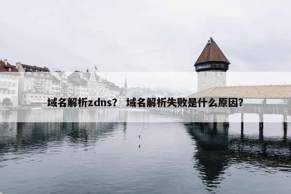 域名解析zdns？ 域名解析失败是什么原因？