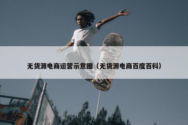 无货源电商运营示意图（无货源电商百度百科）