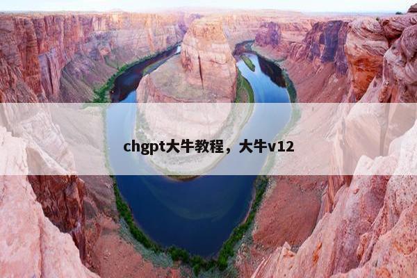chgpt大牛教程，大牛v12