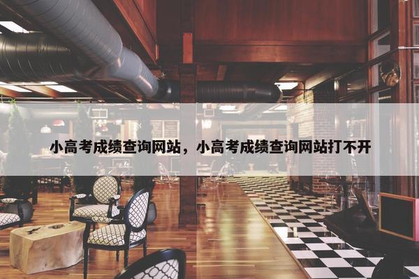 小高考成绩查询网站，小高考成绩查询网站打不开