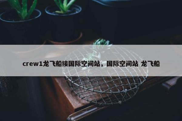crew1龙飞船接国际空间站，国际空间站 龙飞船