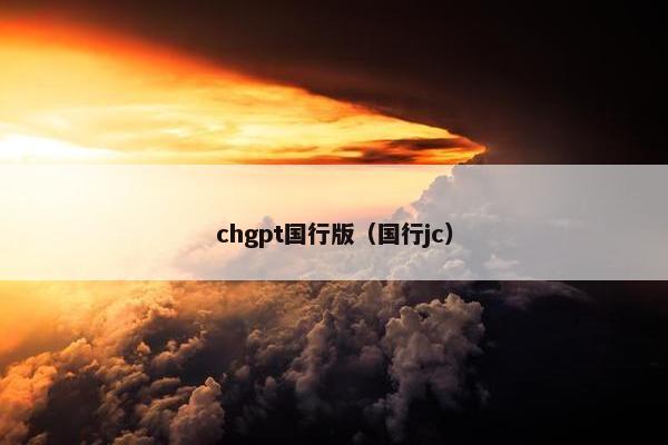 chgpt国行版（国行jc）
