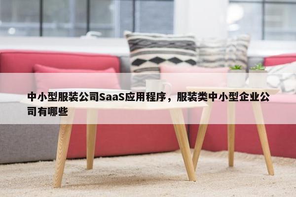中小型服装公司SaaS应用程序，服装类中小型企业公司有哪些