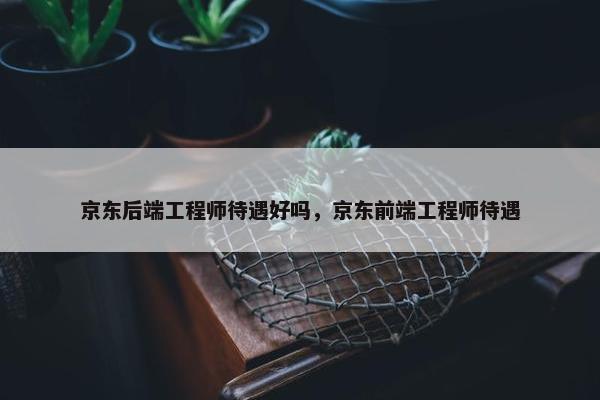 京东后端工程师待遇好吗，京东前端工程师待遇