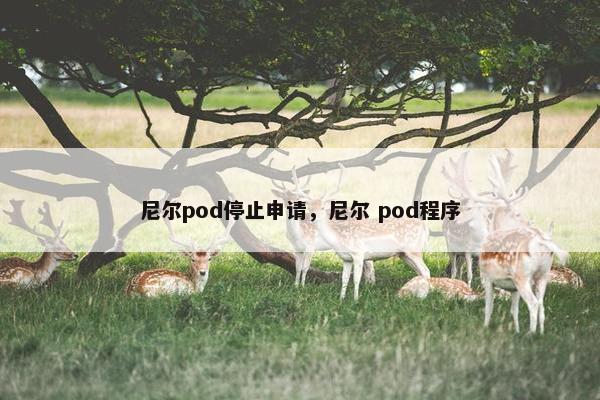 尼尔pod停止申请，尼尔 pod程序