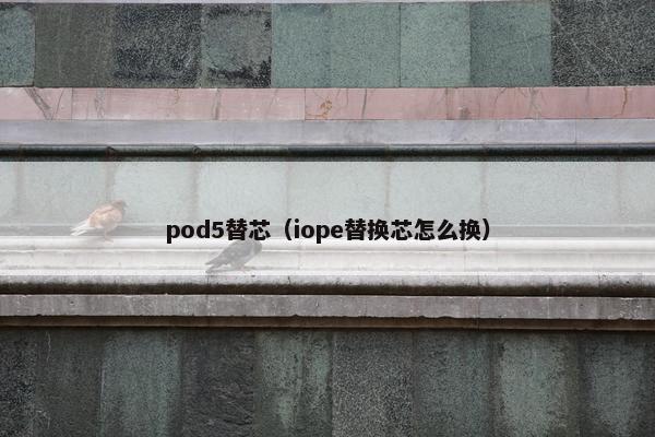 pod5替芯（iope替换芯怎么换）