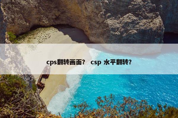 cps翻转画面？ csp 水平翻转？