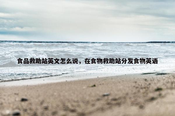 食品救助站英文怎么说,在食物救助站分发食物英语