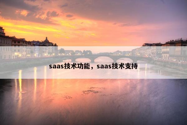saas技术功能，saas技术支持