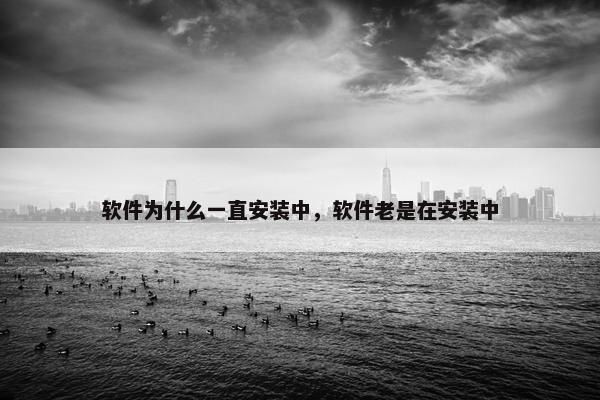 软件为什么一直安装中，软件老是在安装中