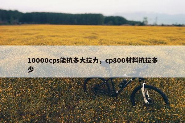 10000cps能抗多大拉力，cp800材料抗拉多少