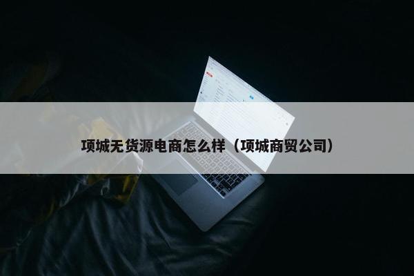 项城无货源电商怎么样（项城商贸公司）