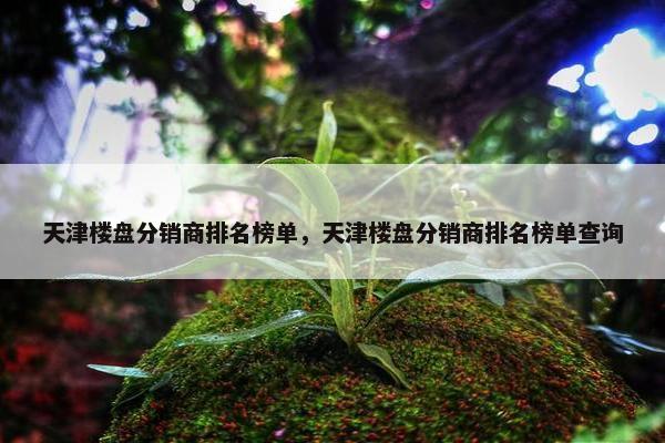 天津楼盘分销商排名榜单，天津楼盘分销商排名榜单查询