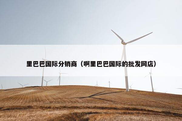 里巴巴国际分销商（啊里巴巴国际的批发网店）