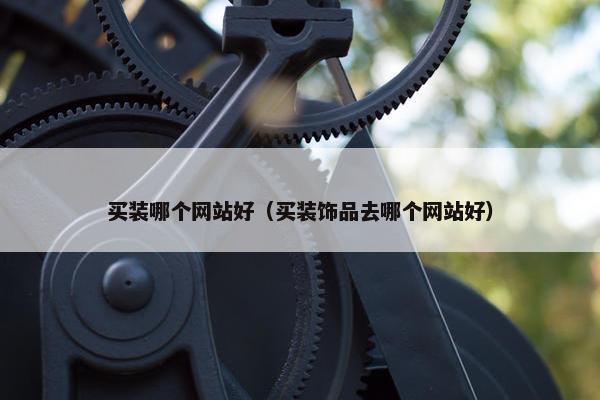 买装哪个网站好(买装饰品去哪个网站好)