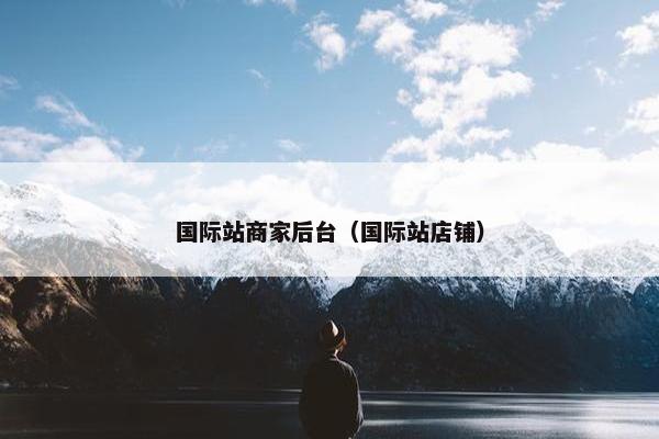 国际站商家后台(国际站店铺)