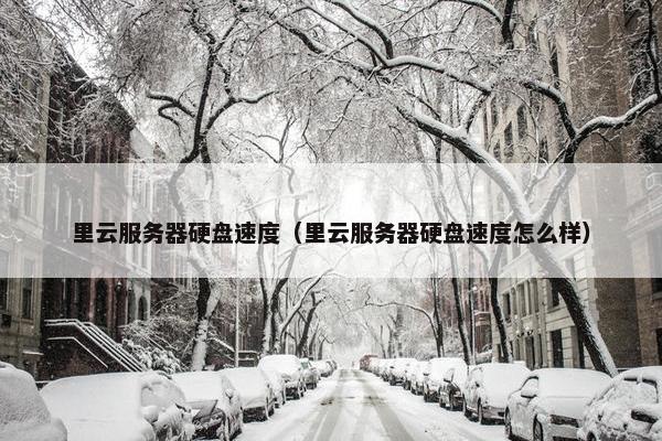 里云服务器硬盘速度（里云服务器硬盘速度怎么样）