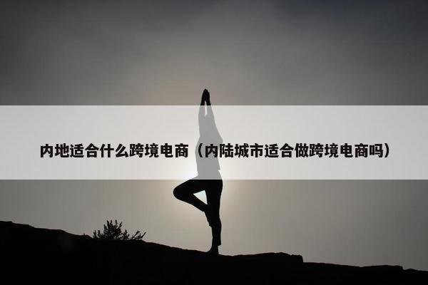 内地适合什么跨境电商(内陆城市适合做跨境电商吗)