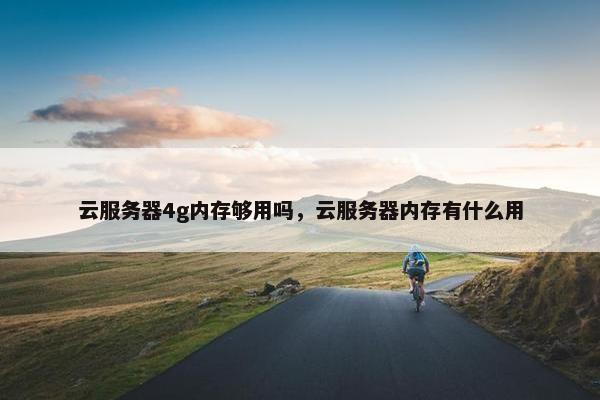 云服务器4g内存够用吗,云服务器内存有什么用