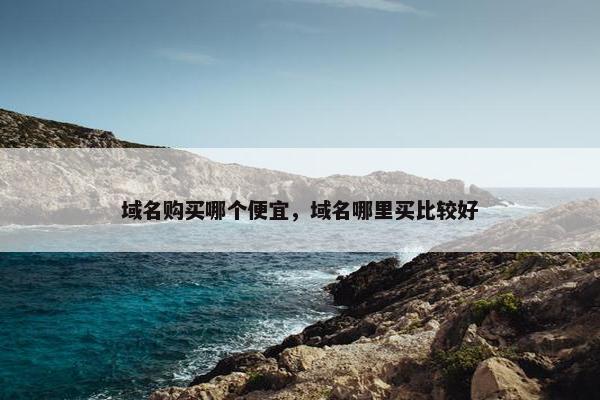 域名购买哪个便宜，域名哪里买比较好