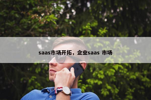 saas市场开拓,企业saas 市场